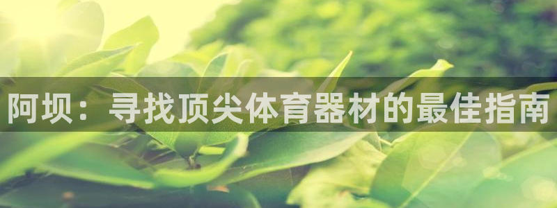 杏宇娱乐注册开户要钱吗：阿坝：寻找顶尖体育器材的最佳